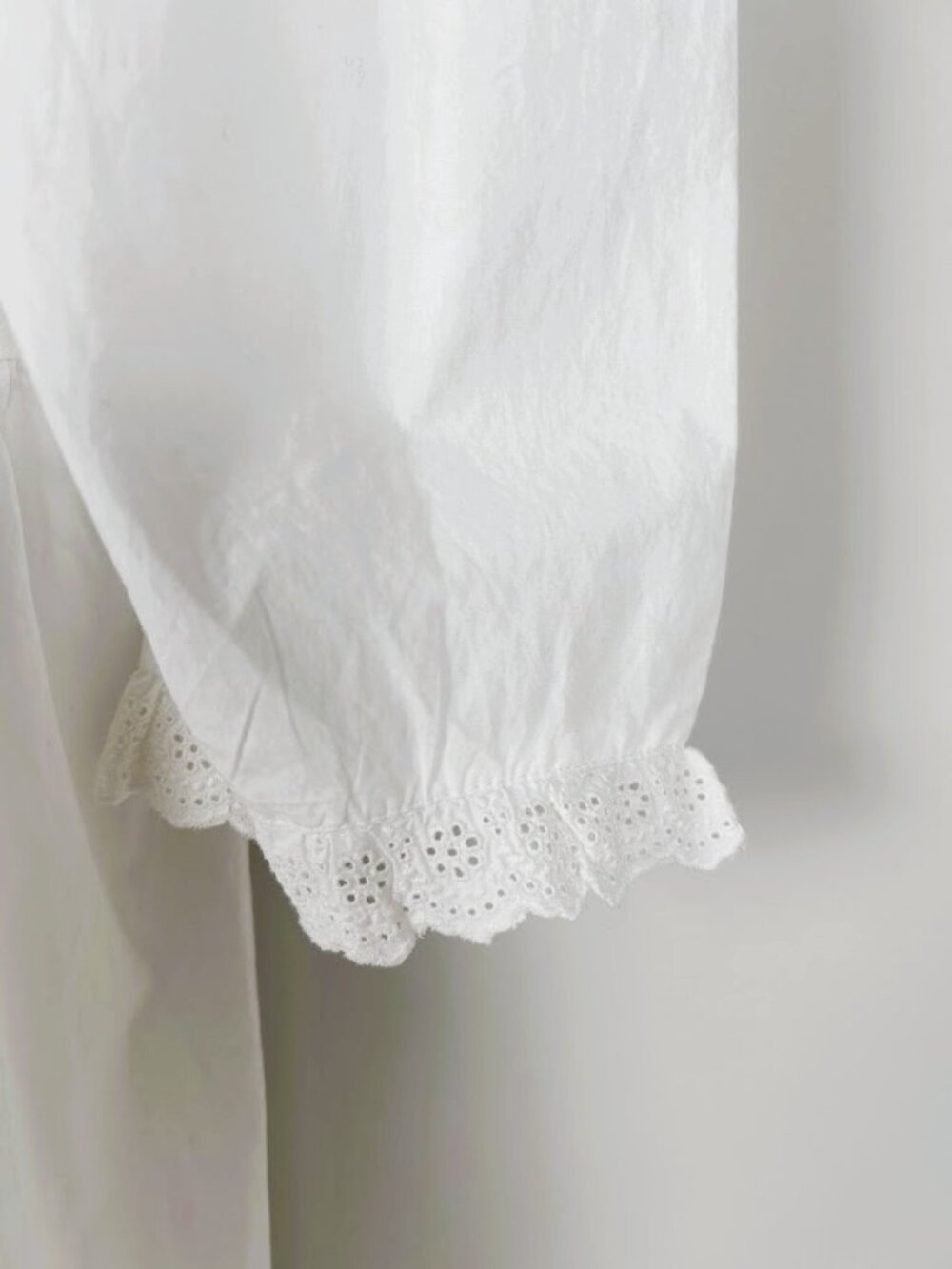 *Sold*NWT DOEN Darby Dress in Powder | Size XL | Vintage-Inspired Eyelet - Picture 12 of 13